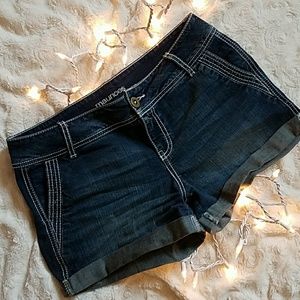 Denim shorts